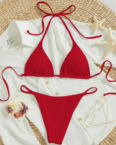 Lydia | High Waist Bikini Set