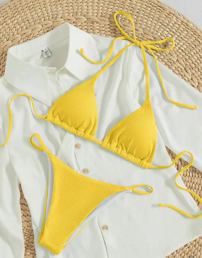 Lydia | High Waist Bikini Set