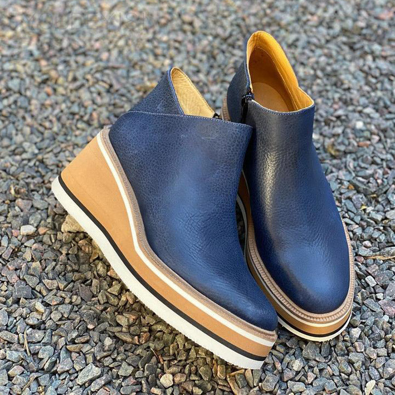 Amy | Trendy Ankle Boots with Platform Sole