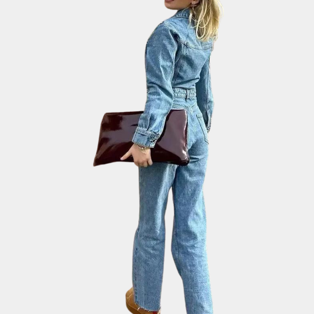 denim jumpsuit