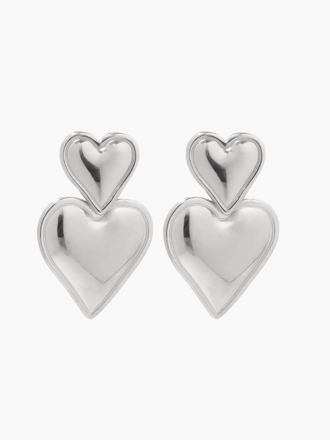 Solène | Heart earrings