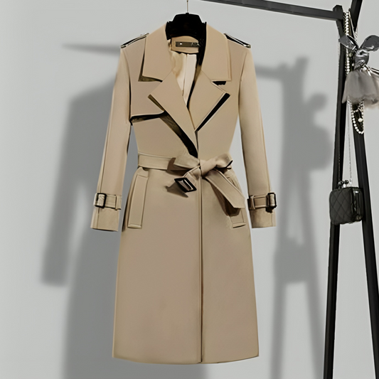Astraea - Elegant Autumn Trench Coat for Women