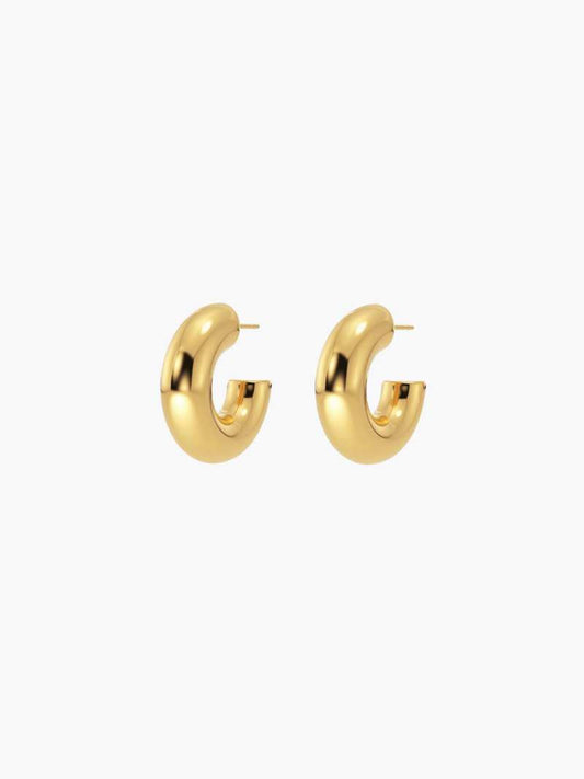 Maëlys | Thick hoop earrings