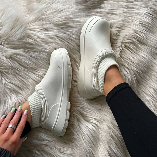 comfortabele klompschoenen met sok