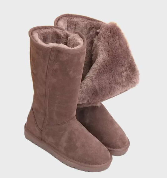 Ellen | Comfortable Waterproof Sheepskin Boots with Zipper